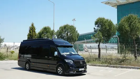 Datça Kaş Kalkan hattında kullanilan Sprinter transfer görseli